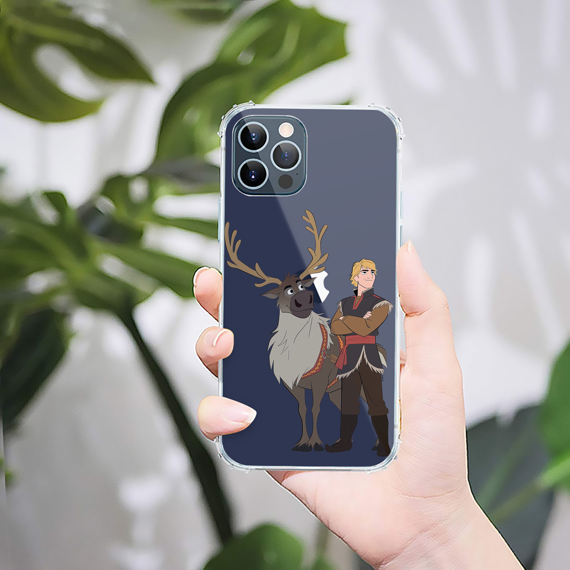 （画像用） アナと雪の女王 アンナ エルサ Frozen Anna Elsa 【iPhone 12シリーズ対応】透明スマホケース（クリアソフトケース）